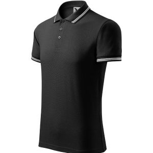 Urban 219 - Tricou polo pentru bărbaţi negru
