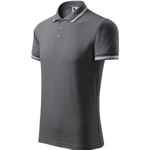 Urban 219 - Tricou polo pentru bărbaţi gri metalic