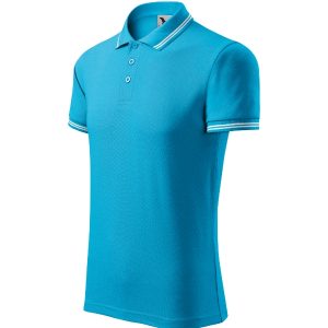 Urban 219 - Tricou polo pentru bărbaţi turcoaz
