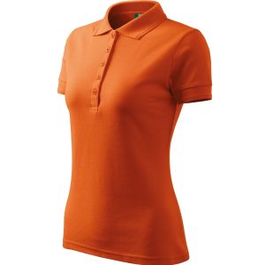 Pique Polo 21X - Tricou polo pentru damă portocaliu