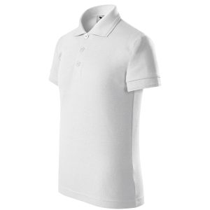 Pique Polo 222 - Tricou polo pentru copii alb