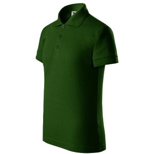 Pique Polo 222 - Tricou polo pentru copii verde sticlă