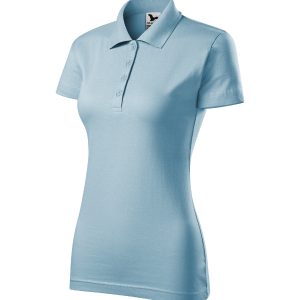Single J. 223 - Tricou polo pentru damă albastru deschis