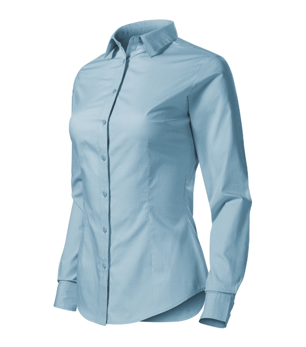 Style LS 229 - Cămaşă pentru damă albastru deschis