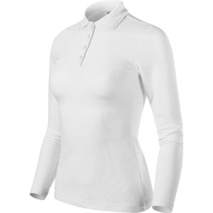 Pique Polo LS 231 - Tricou polo pentru damă alb