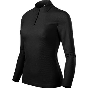 Pique Polo LS 231 - Tricou polo pentru damă negru