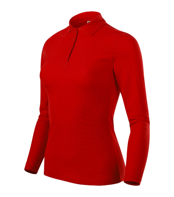 Pique Polo LS 231 - Tricou polo pentru damă roşu