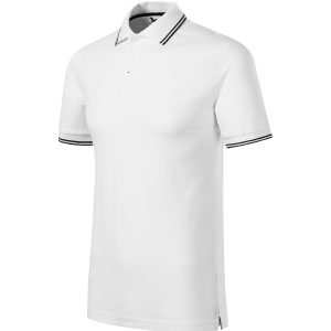 Focus 232 - Tricou polo pentru bărbaţi alb