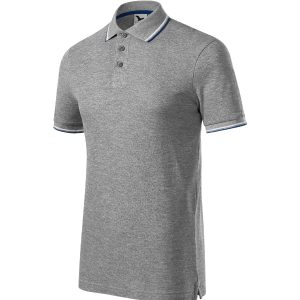 Focus 232 - Tricou polo pentru bărbaţi gri închis
