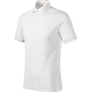 Prime (GOTS) 23Y - Tricou polo pentru bărbaţi alb