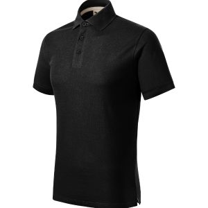 Prime (GOTS) 23Y - Tricou polo pentru bărbaţi negru