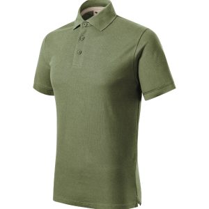 Prime (GOTS) 23Y - Tricou polo pentru bărbaţi khaki