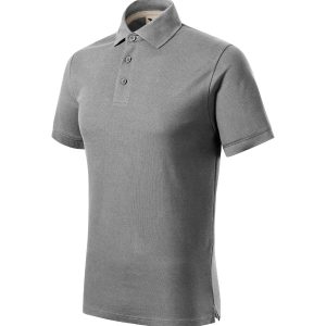Prime (GOTS) 23Y - Tricou polo pentru bărbaţi gri antic
