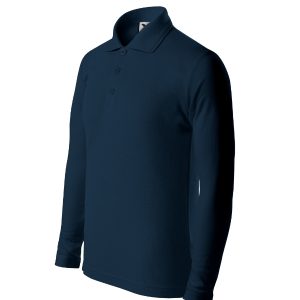 Pique Polo LS 241 - Tricou polo pentru copii albastru marin