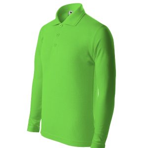 Pique Polo LS 241 - Tricou polo pentru copii verde măr