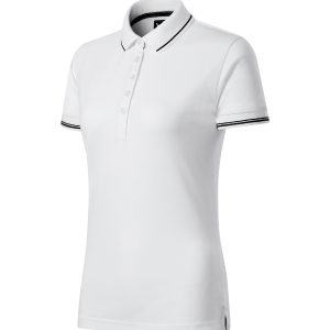 Perfection plain 253 - Tricou polo pentru damă alb