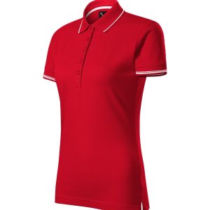 Perfection plain 253 - Tricou polo pentru damă formula red