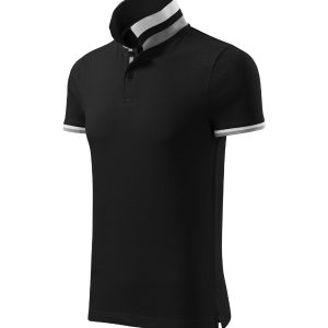 Collar Up 256 - Tricou polo pentru bărbaţi negru