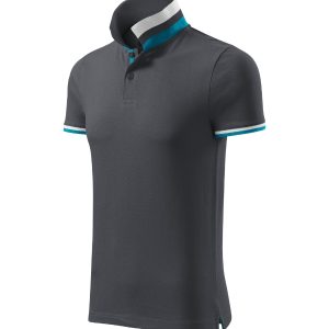 Collar Up 256 - Tricou polo pentru bărbaţi antracit deschis