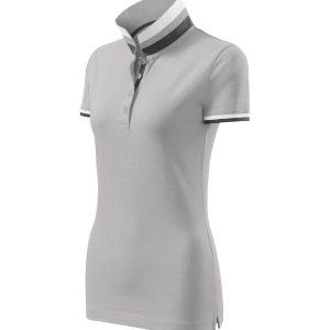 Collar Up 257 - Tricou polo pentru damă silver gray