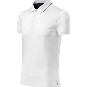 Grand 259 - Tricou polo pentru bărbaţi alb