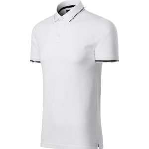 Perfection Plain 25X - Tricou polo pentru bărbaţi alb