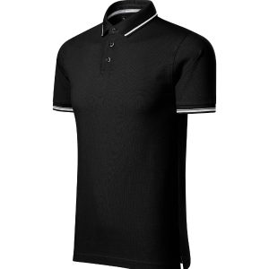 Perfection Plain 25X - Tricou polo pentru bărbaţi negru