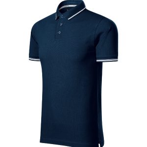 Perfection Plain 25X - Tricou polo pentru bărbaţi albastru marin