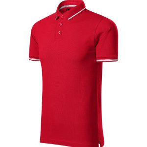 Perfection Plain 25X - Tricou polo pentru bărbaţi formula red