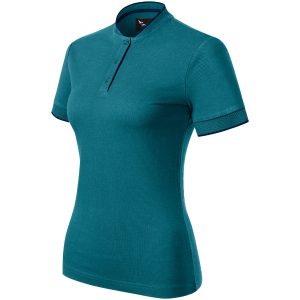 Diamond 274 - Tricou polo pentru damă albastru petrol