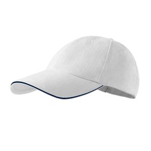 Sandwich 6P 306 - Şapcă unisex alb