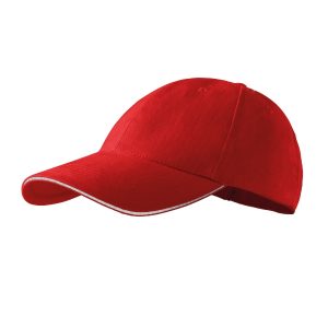 Sandwich 6P 306 - Şapcă unisex roşu