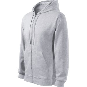 Trendy Zipper 410 - Hanorac pentru bărbaţi gri deschis