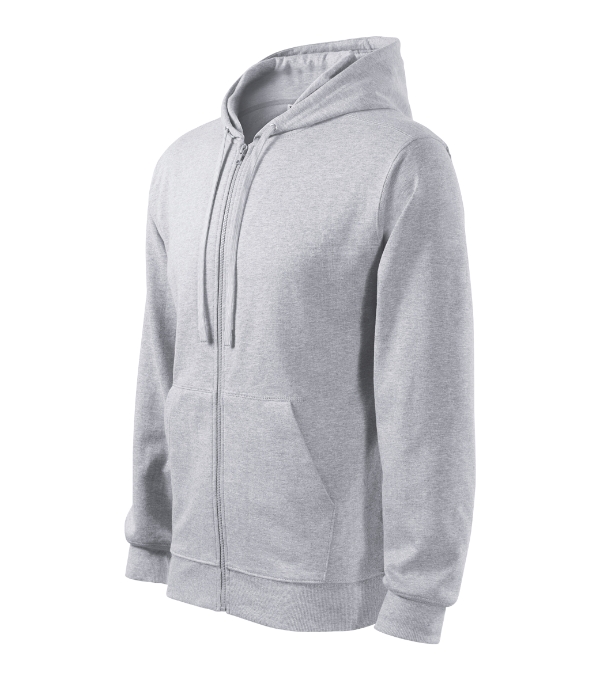 Trendy Zipper 410 - Hanorac pentru bărbaţi gri deschis