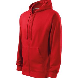Trendy Zipper 410 - Hanorac pentru bărbaţi roşu