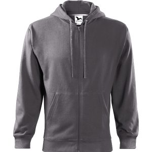 Trendy Zipper 410 - Hanorac pentru bărbaţi gri metalic