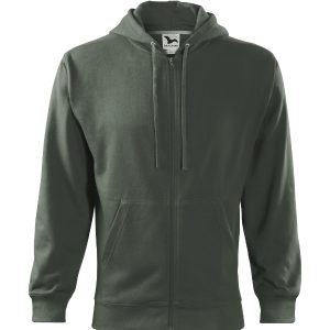 Trendy Zipper 410 - Hanorac pentru bărbaţi gri ardezie