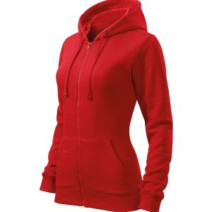 Trendy Zipper 411 - Hanorac pentru damă roşu