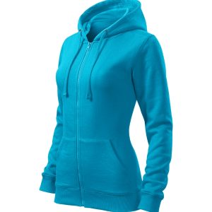 Trendy Zipper 411 - Hanorac pentru damă turcoaz