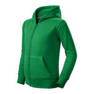 Trendy Zipper 412 - Hanorac pentru copii verde mediu