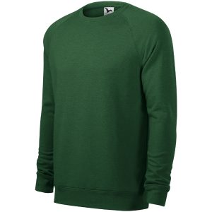 Merger 415 - Hanorac pentru bărbaţi verde sticlă melanj