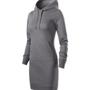 Snap 419 - Rochie pentru damă gri metalic