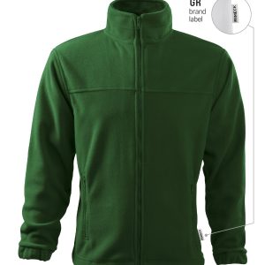Jacket 501 - Jachetă fleece pentru bărbaţi verde sticlă 06 (brand label)