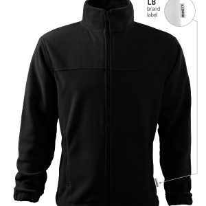 Jacket 501 - Jachetă fleece pentru bărbaţi negru 01 (brand label)