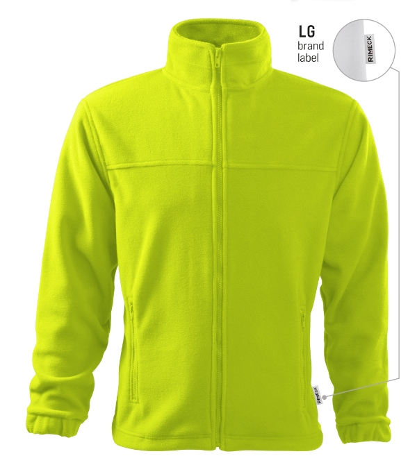 Jacket 501 - Jachetă fleece pentru bărbaţi lime 62 (brand label)