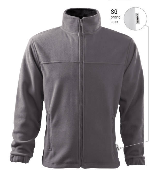 Jacket 501 - Jachetă fleece pentru bărbaţi gri metalic 36 (brand label)