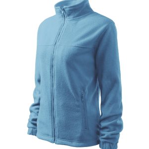 Jacket 504 - Jachetă fleece pentru damă albastru azuriu