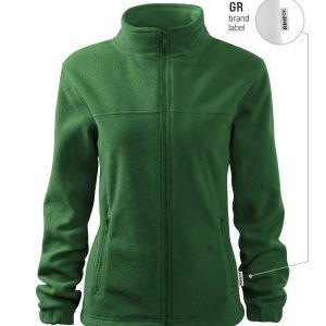 Jacket 504 - Jachetă fleece pentru damă verde sticlă 06 (brand label)