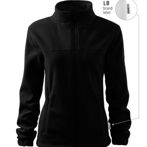 Jacket 504 - Jachetă fleece pentru damă negru 01 (brand label)