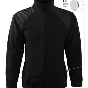 Jacket Hi-Q 506 - Jachetă fleece unisex negru 01 (brand label)